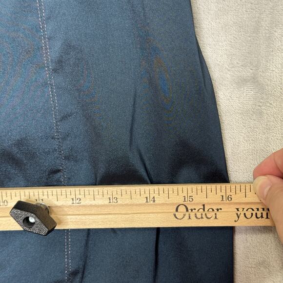 Cache Dress Womens 4 Navy Blue Sleeveless Belted Fitted Sheath Cocktail Party - Picture 12 of 14